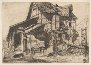 The Unsafe Tenement, from the French Set by James Abbott McNeill Whistler