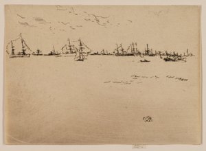 Troopships by James Abbott McNeill Whistler