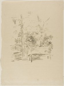 Tête-à-tête in the Garden by James McNeill Whistler