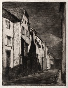 Street in Saverne (Twelve Etchings from Nature) by James McNeill Whistler