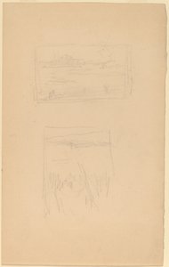 Two Sketches of Landscape Pictures hung at the Society of British Artists by James Abbott McNeill Whistler