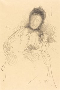 Unfinished Sketch of Lady Haden by James Abbott McNeill Whistler