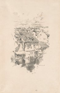 Vitré: The Canal by James McNeill Whistler