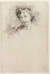 Whistler with the White Lock by James Abbott McNeill Whistler