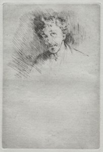 Whistler with the White Lock by James McNeill Whistler