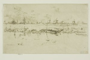 Zaandam by James Abbott McNeill Whistler