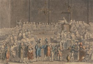 A Christening at the Vatican with Swiss Papal Guard, etc. by James Miller