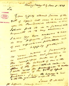 Thanks Him for His Response on April 30th That He Intends to Put in a Frame and Save for His Children (2 Pages)