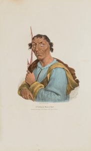 A Celebrated Ottawa Chief, from The Aboriginal Portfolio by James Otto Lewis