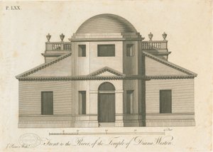 Weston-under-Lizard - The Temple of Diana: Engraving