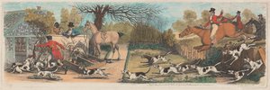 Fox-Hunting [set of three of four]: 4. The Death by James Pollard