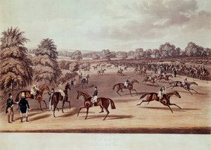 Horse Racing at Epsom Before Departure