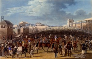 The Race Over, print made by Charles Hunt, 1836