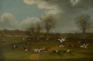 The St Albans Grand Steeplechase of March 8, 1832 by James Pollard
