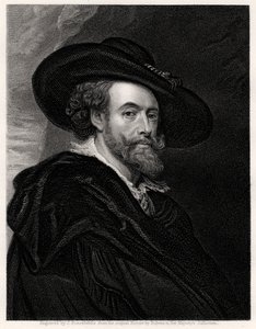 Peter Paul Rubens, Flemish artist, 19th century by James Posselwhite