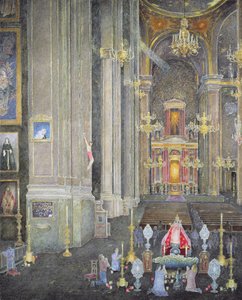 Veneration of the Virgen del Rosario, the Convent of San Domingo