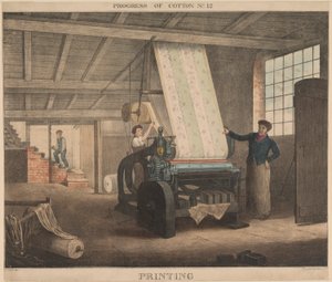 Progress of Cotton, #12: Printing by James Richard Barfoot