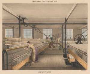 Progress of Cotton, #6: Spinning