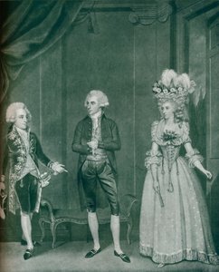 Hon Rd Edgcumbe, Lord William Russell, Lady Caroline Spencer by James Roberts