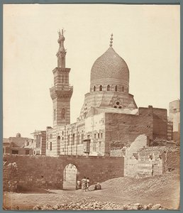 Egypt. Cairo. Religious funerary complex of the Mamluk emir Kani Bey Ar-Rammah (1503) by James Robertson