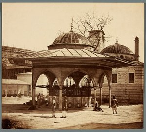 "Fountain in the Courtyard of Hagia Sophia" by James Robertson