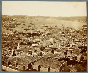 “The Bosphorus” [Istanbul. Panorama of the city - view towards the Bosphorus Strait] by James Robertson
