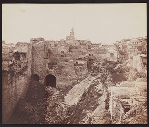 Pool of Bethesda. Jerusalem by James Robertson