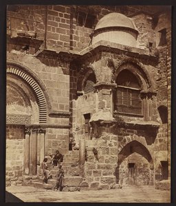 Porch of the Holy Sepulchre, Jerusalem [Jerusalem. Church of the Holy Sepulchre - Chapel of the Franks] by James Robertson