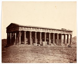 "Temple of Theseus" [Athens. Theseion - actually the Temple of Hephaestus] by James Robertson