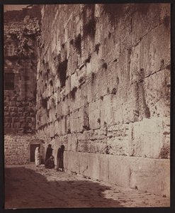 Wailing Wall of the Jews [Jerusalem. Wailing Wall (Western Wall)] by James Robertson