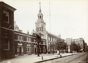 Independence Hall, Chestnut Street, South Side between 5th and 6th Streets, 1898