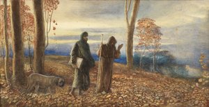 Dante and Virgil in Vallombrosa by James Smetham