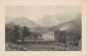The Rocky Mountains by James Smillie, after Albert Bierstadt