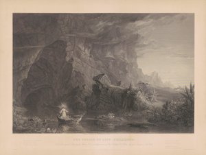 The Voyage of Life: Childhood by James Smillie, after Thomas Cole