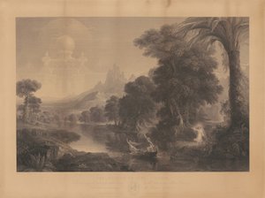 The Voyage of Life: Youth by James Smillie, after Thomas Cole
