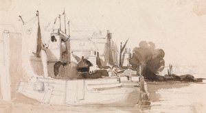 A Thames Barge by James Stark