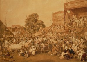 The Fair Held on The 1st August in Hyde Park by James Stephanoff