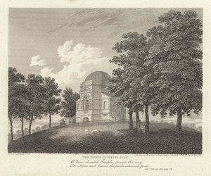 Robert Bloomfield, poet: The Temple in Euston Park by James Storer
