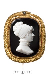 Death of Princess Charlotte Gold Memorial Brooch, c.1817