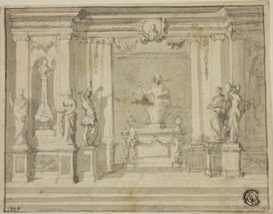 Inner Portico with Statues