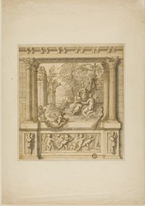 Wall Decoration with Story of Egeria & Numa Pompilius