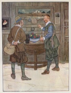 Illustration for The Compleat Angler by Izaak Walton by James Thorpe