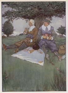Illustration for The Compleat Angler by Izaak Walton