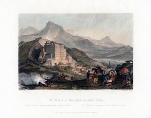 The Poo Ta La, or Great Temple near Zhehol, Tartary, China by James Tingle