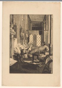 Foyer of the Comédie-Française during the Siege of Paris in 1870-1871 by James Tissot
