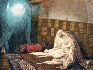The Annunciation, 1897 by James Tissot