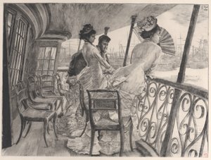 The Gallery of H.M.S. Calcutta Souvenir of a Ball on Shipboard, 1876