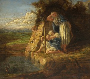 Two Bards by a Pool