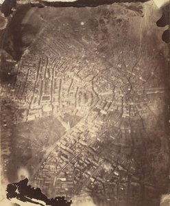 Boston from a Hot-Air Balloon, 1860s