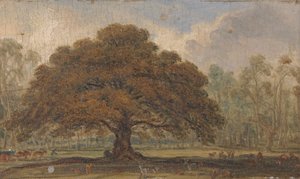 Landscape with Deer under 